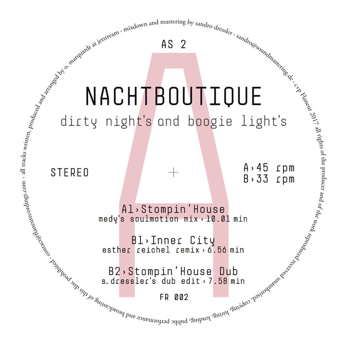 Nachtboutique - Dirty Night's and Boogie Light's Album Sampler 2 / Flaneur Records