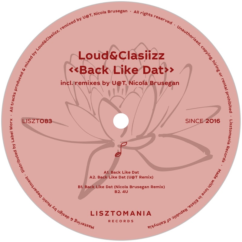 Loud & Clasiizz - Back Like Dat / Lisztomania Records