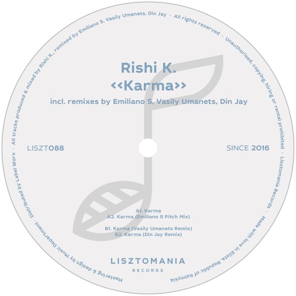 Rishi K. - Karma / Lisztomania Records