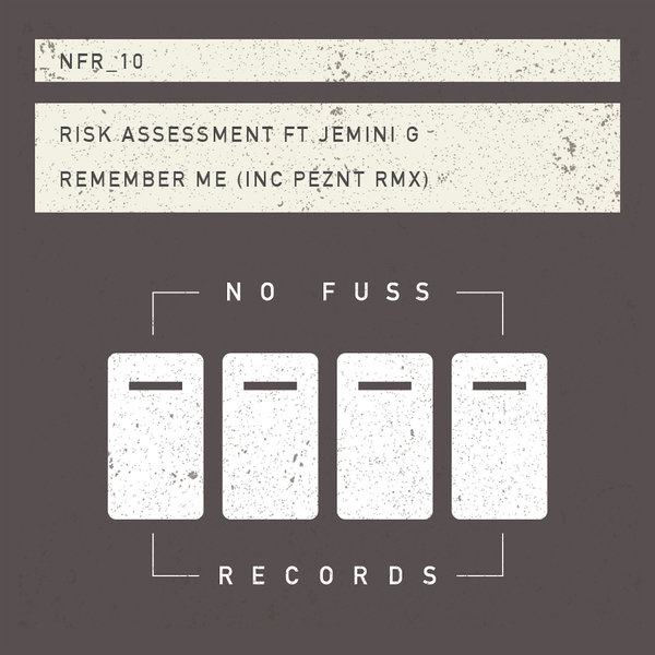 Risk Assessment feat. Jemini G - Remember Me / No Fuss Records