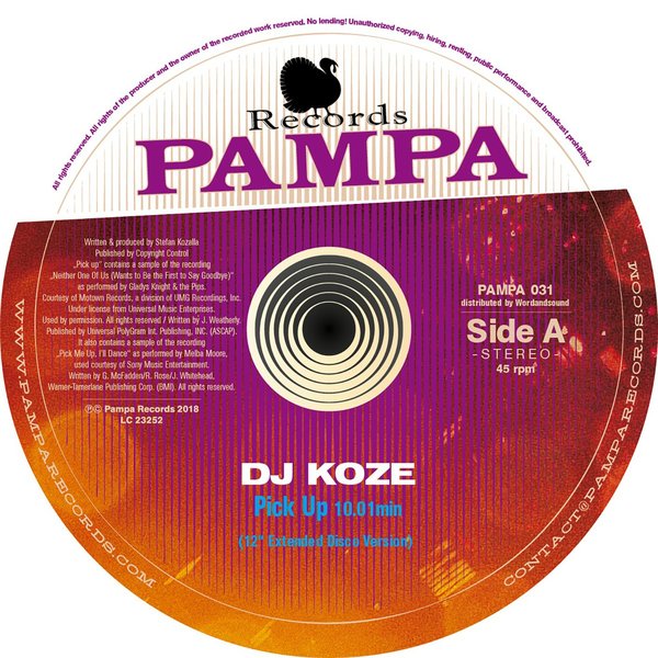 DJ Koze - Pick Up / Pampa Records