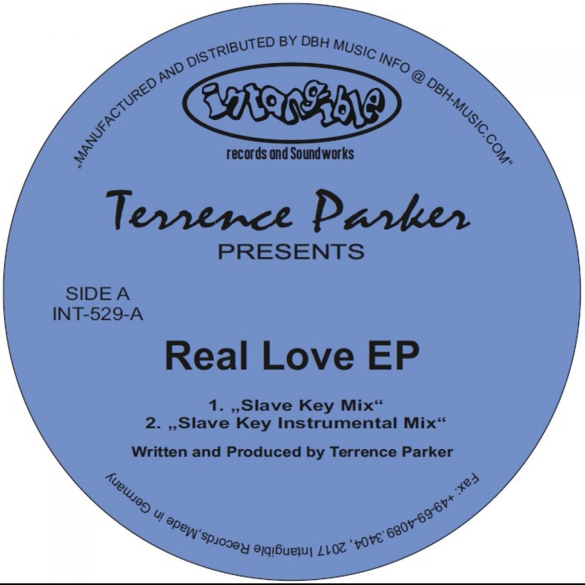 Terrence Parker - Real Love EP / Intangible Records and Soundworks