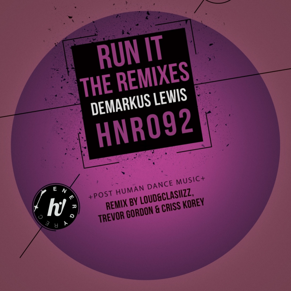 Demarkus Lewis - Run It (The Remixes) / Hi! Energy Records