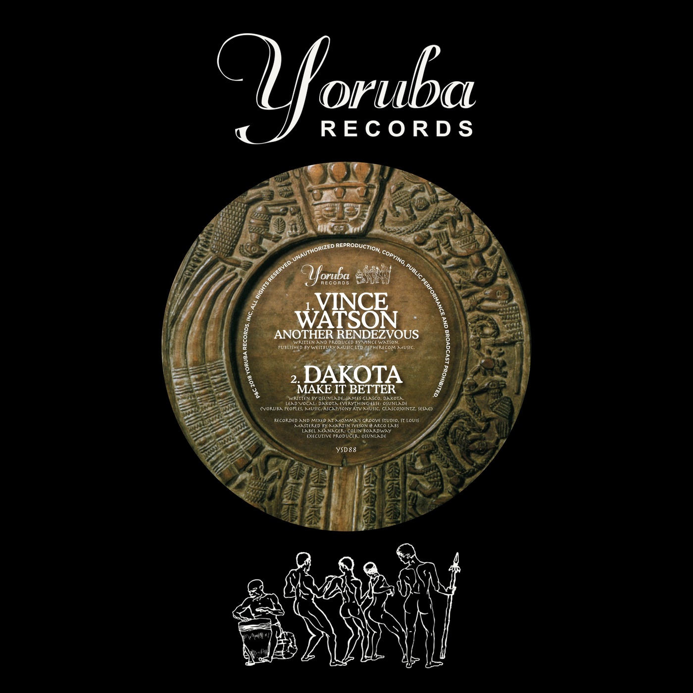 Vince Watson & Dakota - Another Rendezvous / Make It Better / Yoruba Records