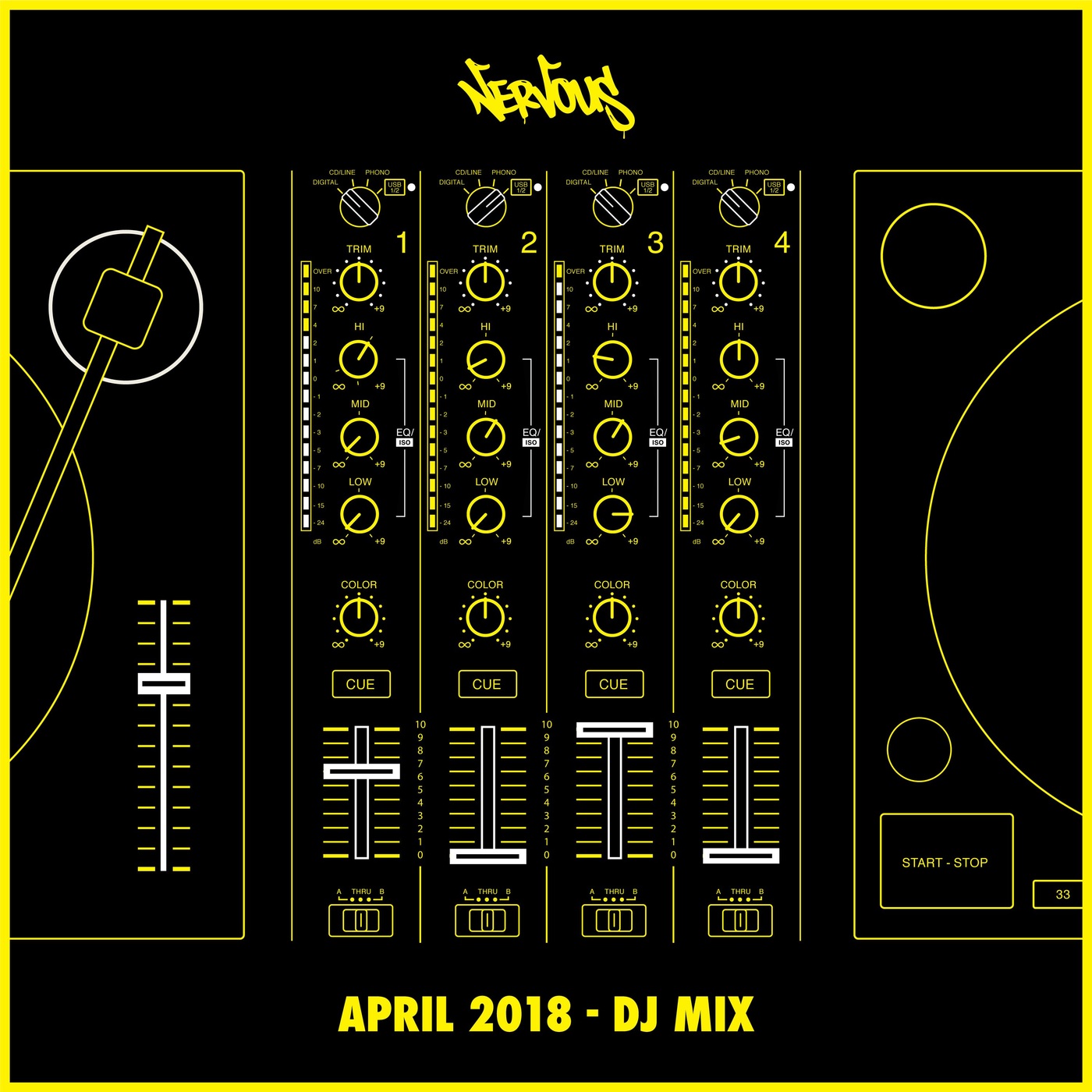 VA - Nervous April 2018 - DJ Mix / Nervous Records