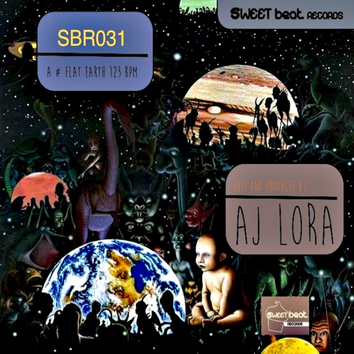 Aj Lora - Flat Earth / SWEET beat RECORDS