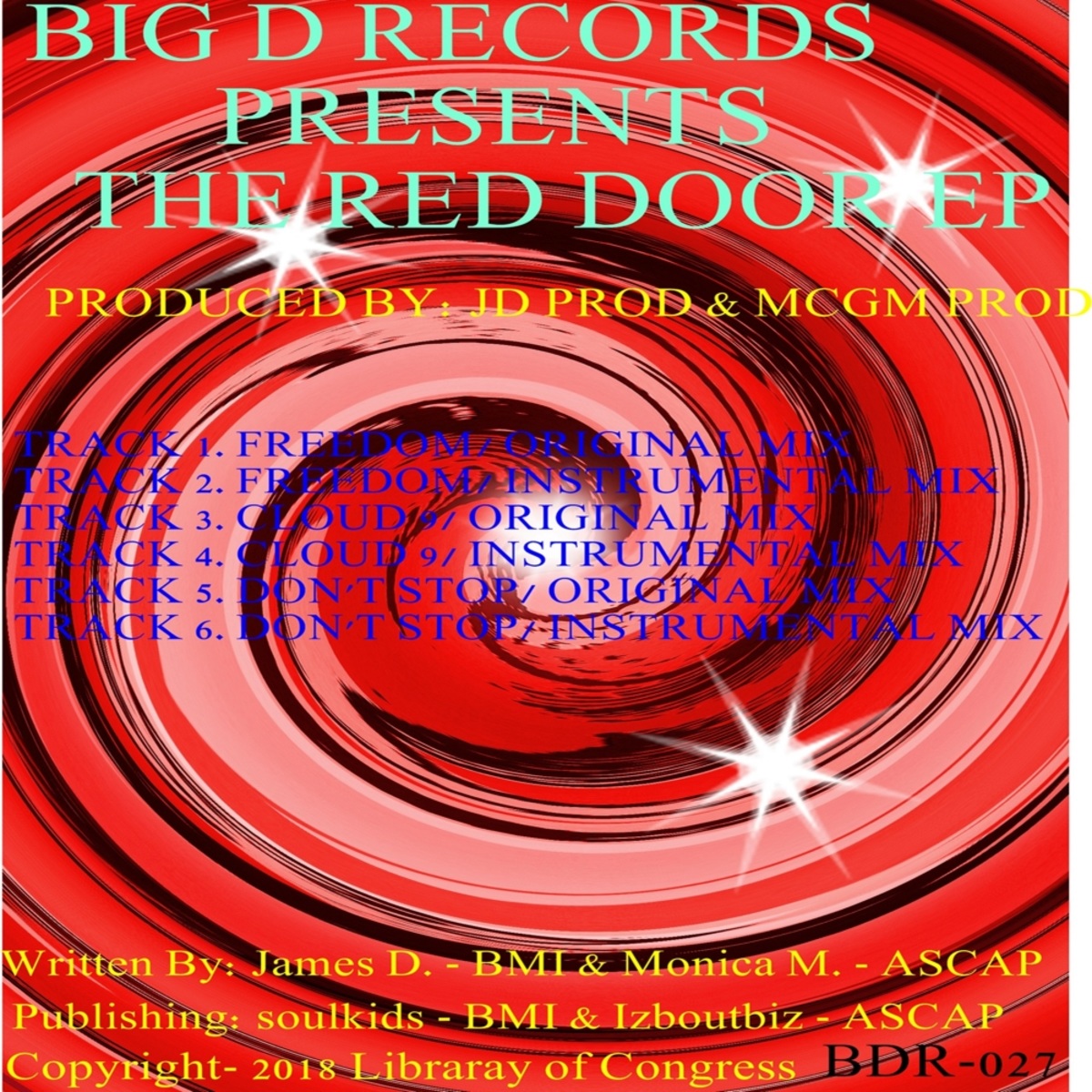 JD Prod, MCGM Prod - The Red Door EP / Big D Records