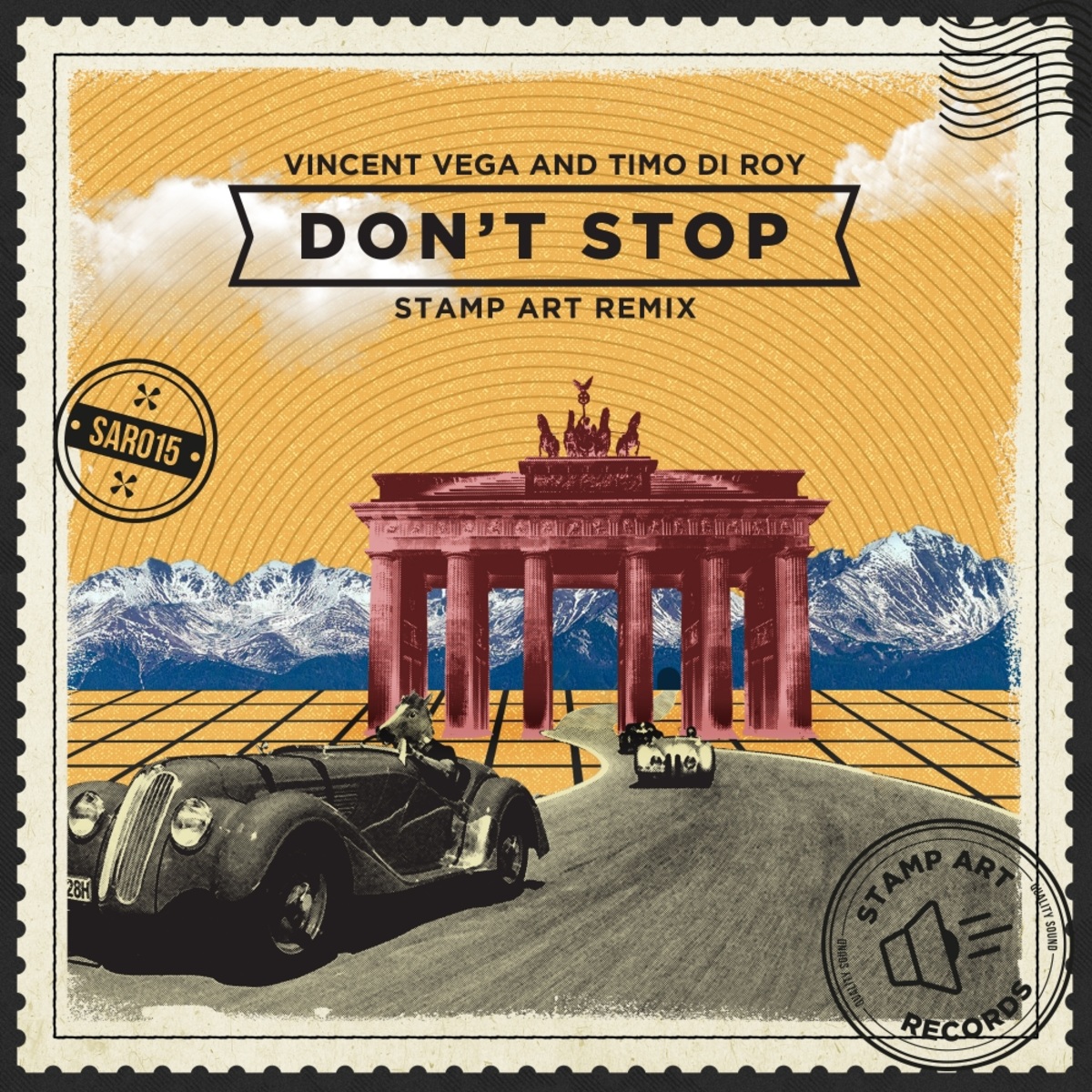 Vincent Vega & Timo Di Roy - Don't Stop (Stamp Art Remix) / Stamp Art Records