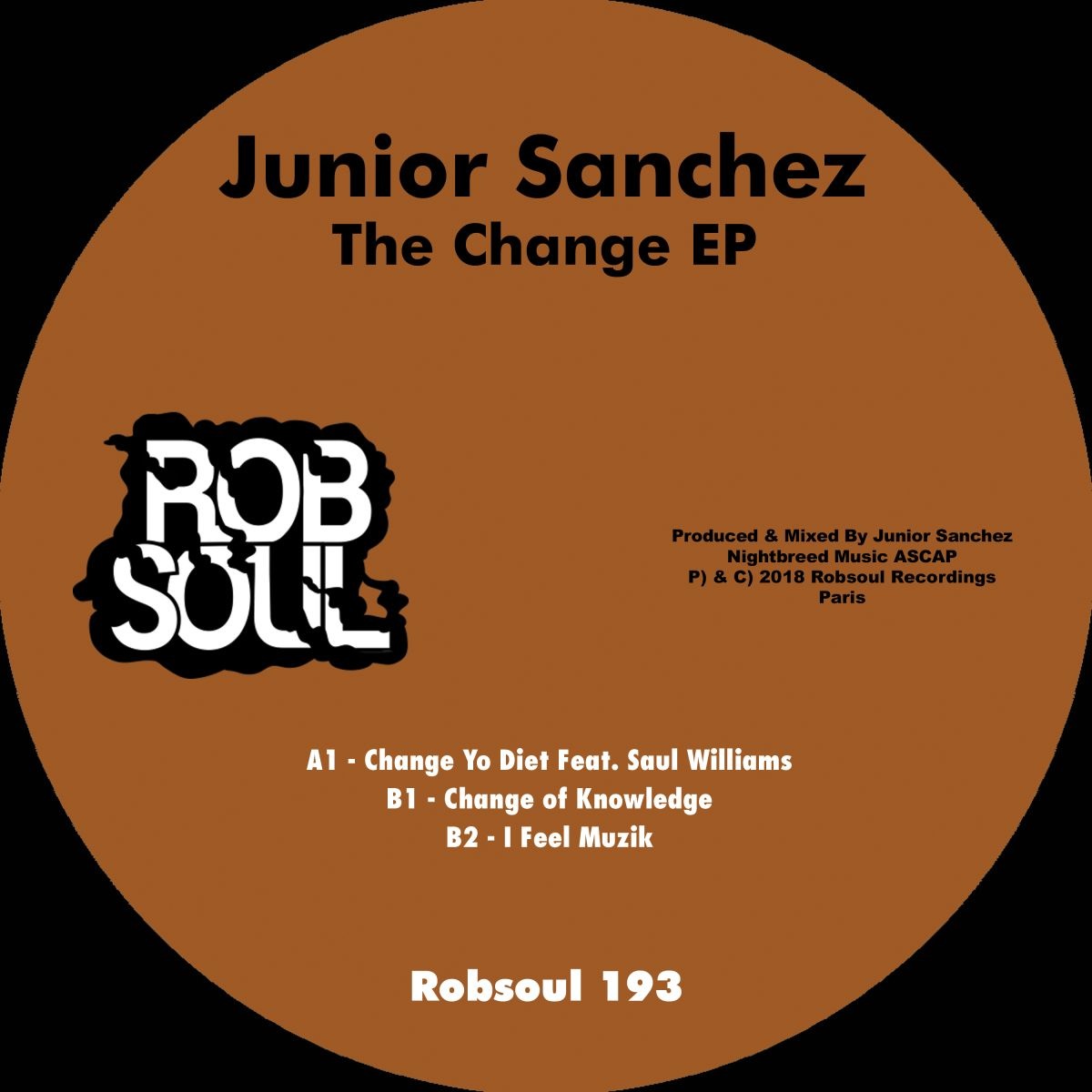 Junior Sanchez - The Change EP / Robsoul