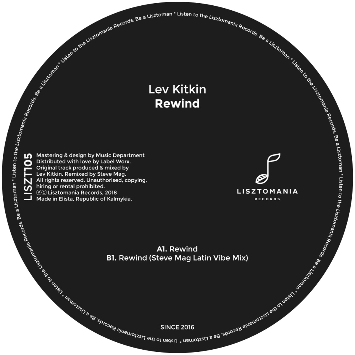 Lev Kitkin - Rewind / Lisztomania Records