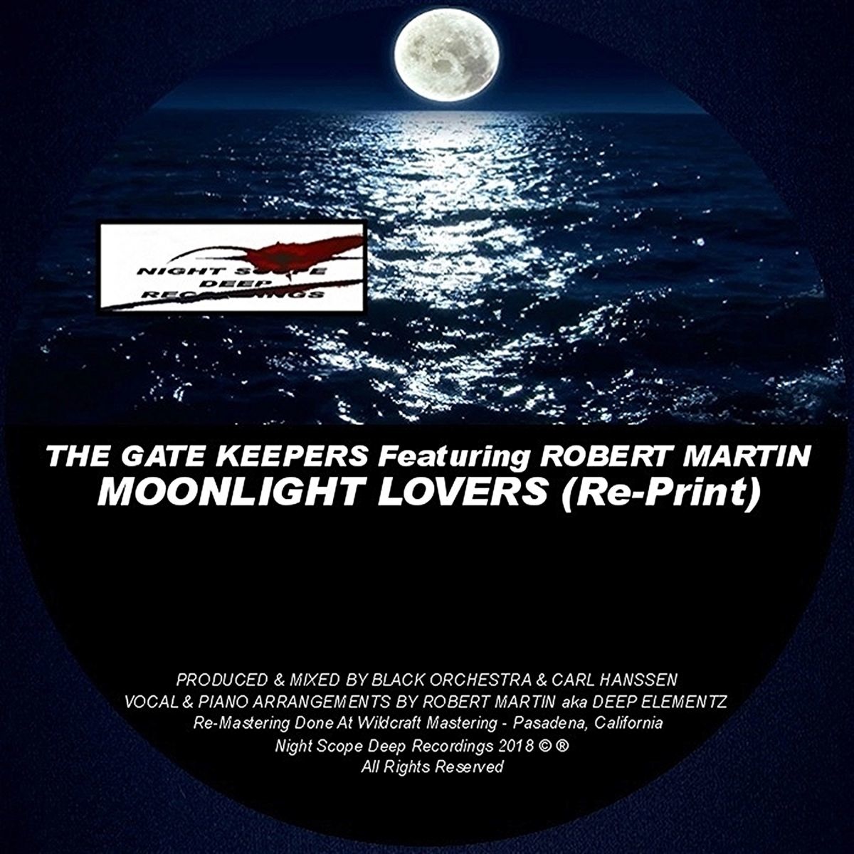 The Gate Keepers - Moonlight Lovers (Re-Print) / Night Scope Deep Recordings