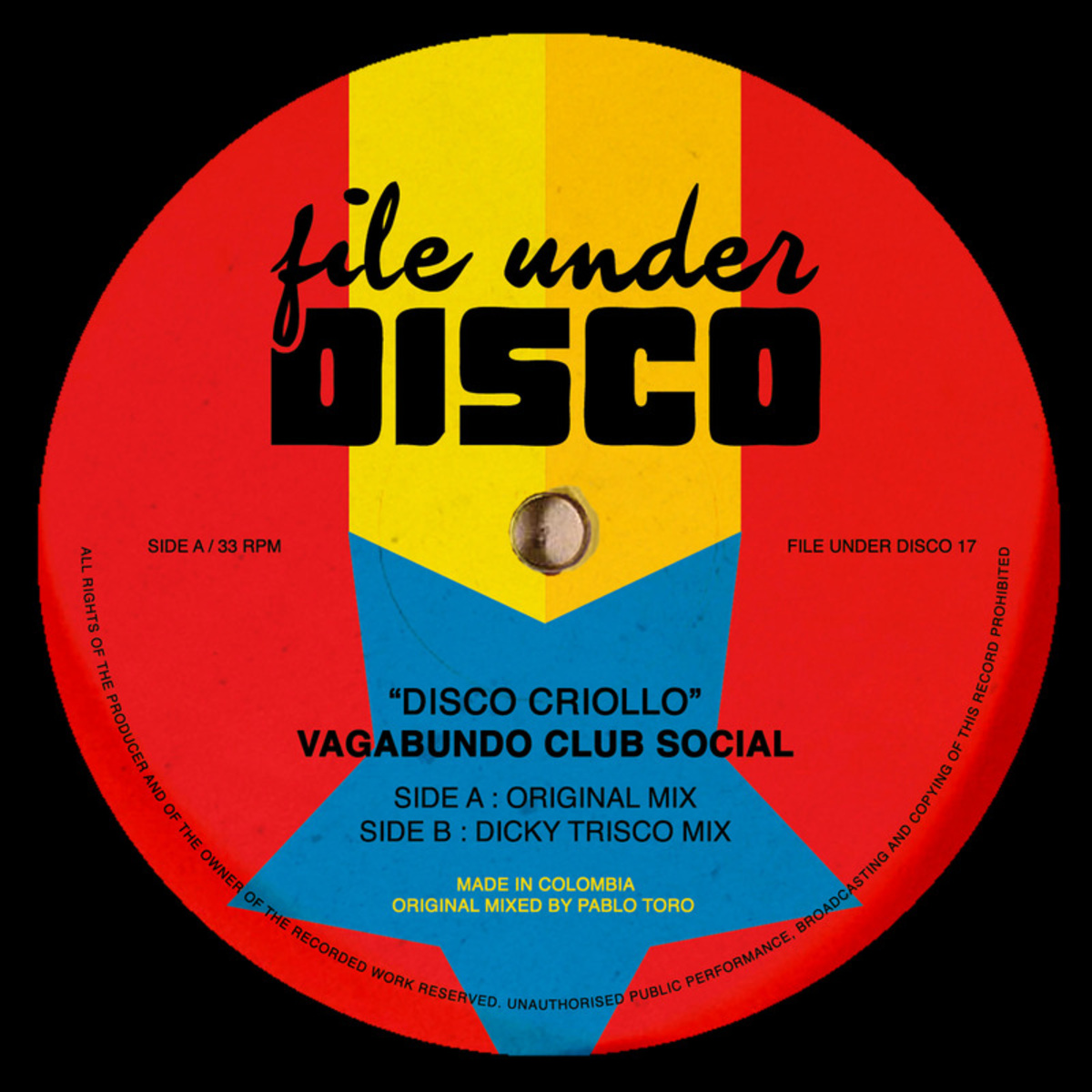 Vagabundo Club Social - Disco Criollo / File Under Disco