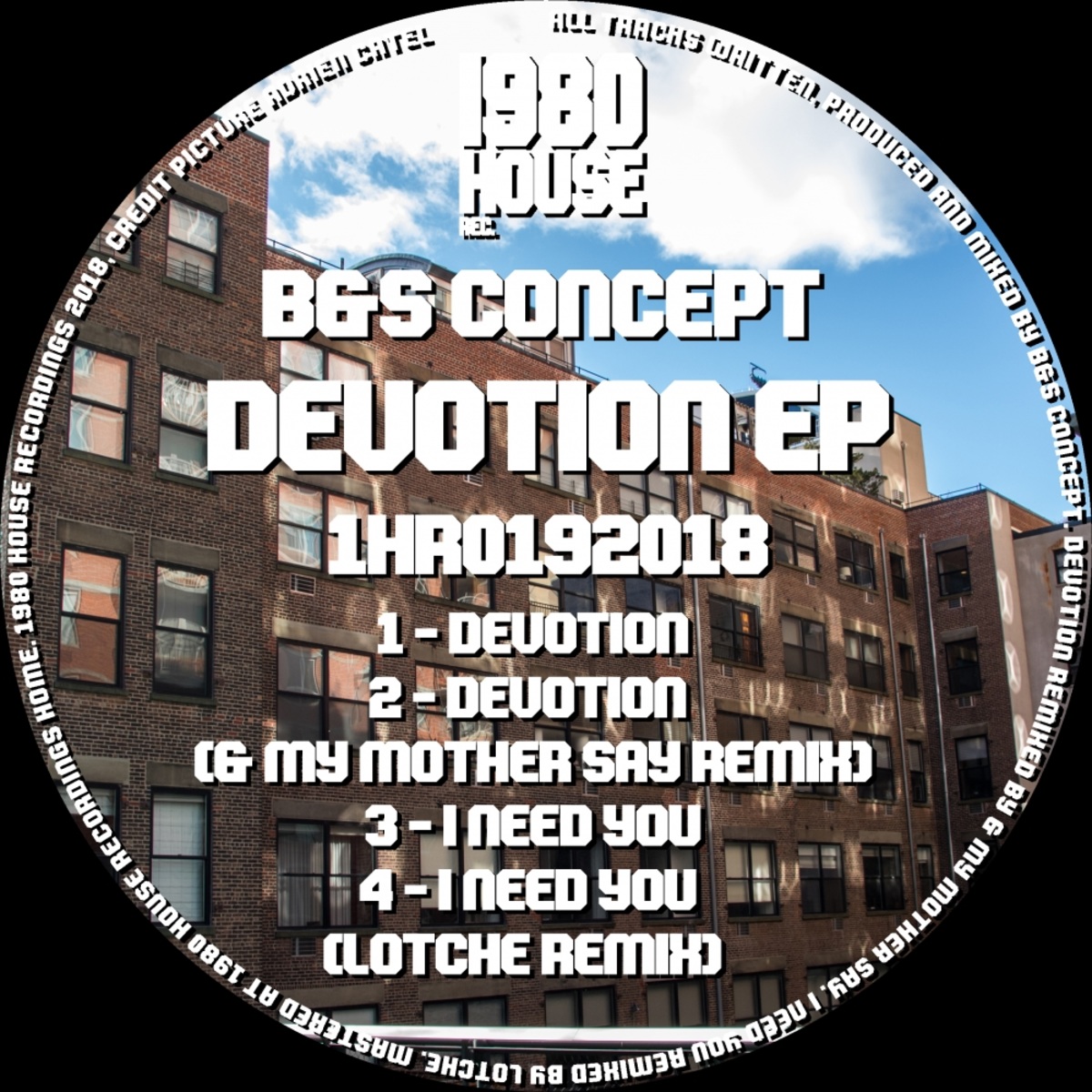 B&S Concept - Devotion EP / 1980 House Recordings