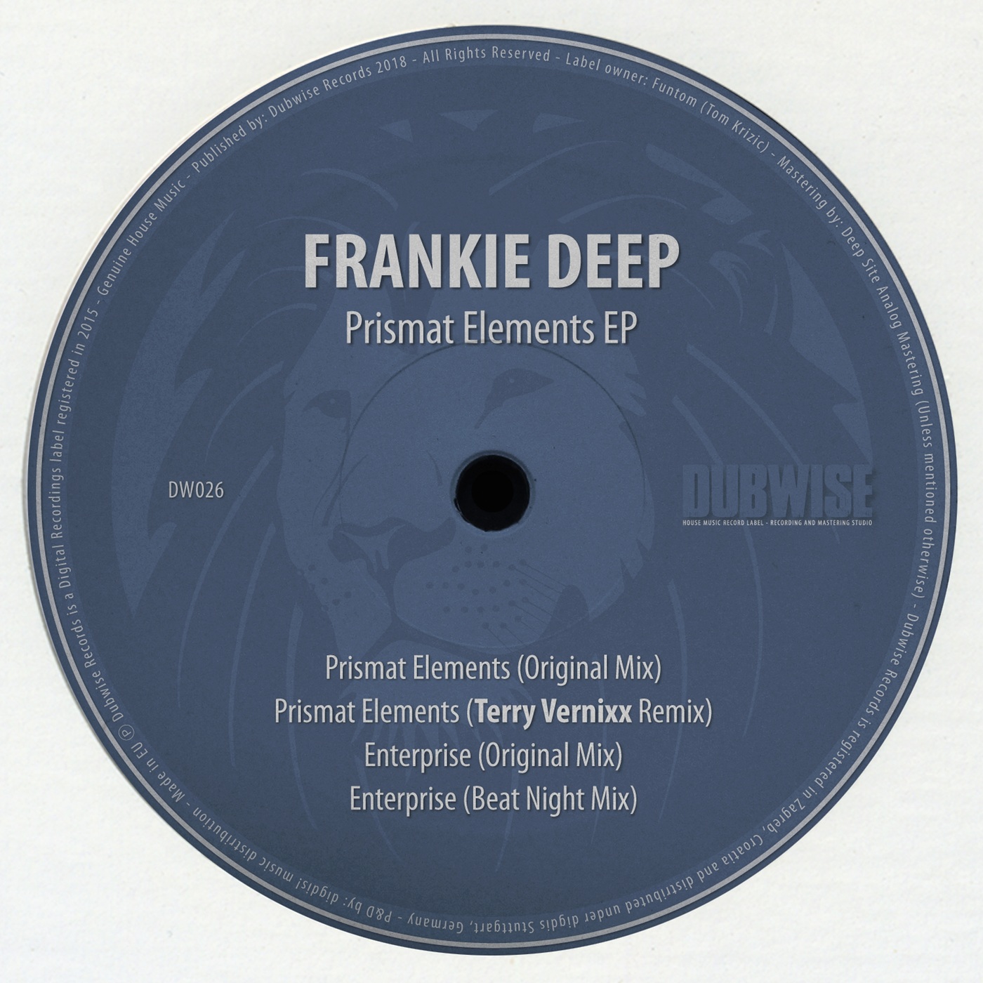 Frankie Deep - Prismat Element / Dubwise Records