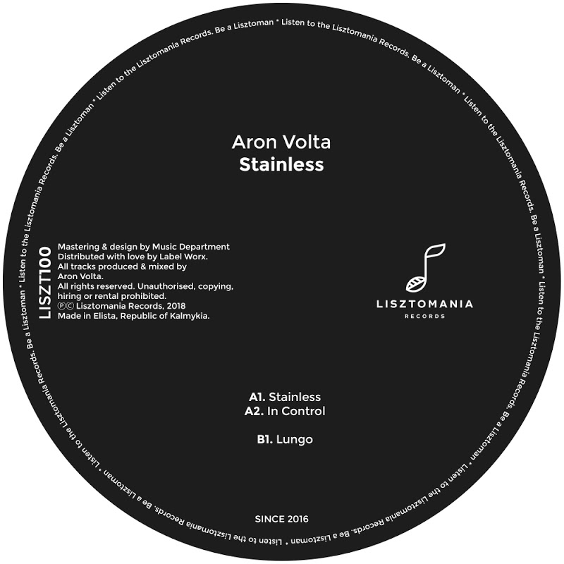 Aron Volta - Stainless / Lisztomania Records