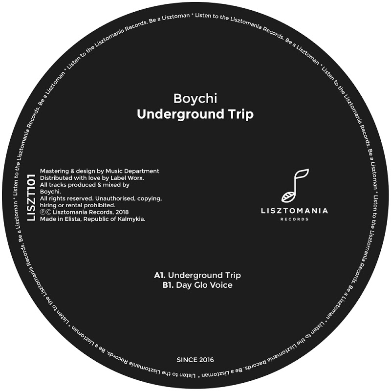Boychi - Underground Trip / Lisztomania Records