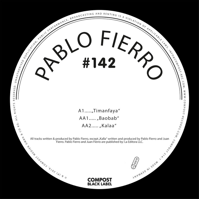 Pablo Fierro - Timanfaya EP-Compost Black Label #142 / Compost