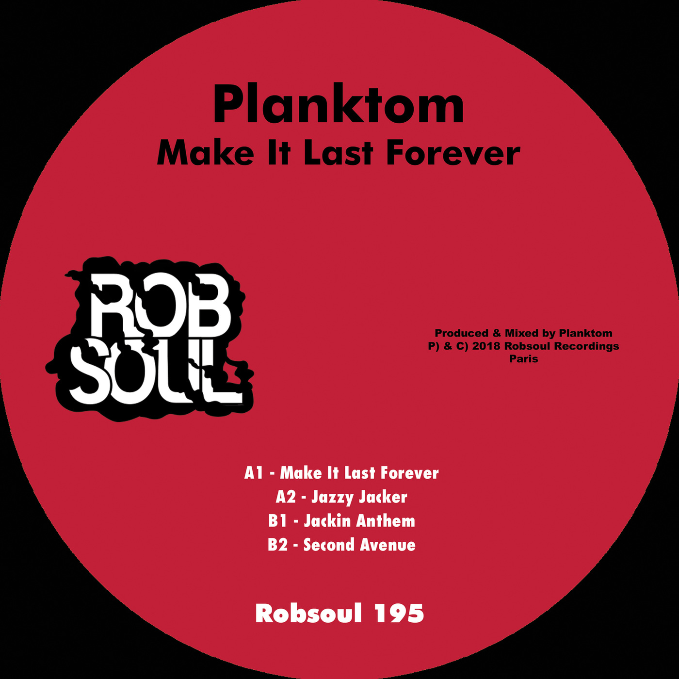 Planktom - Make It Last Forever / Robsoul