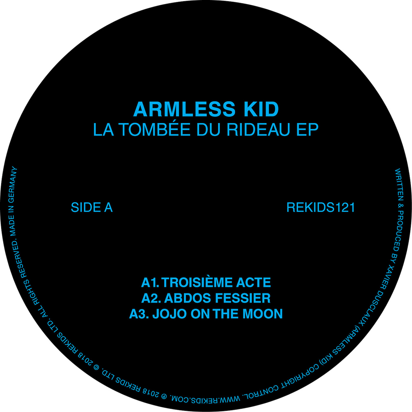 Armless Kid - La Tombée Du Rideau EP / Rekids