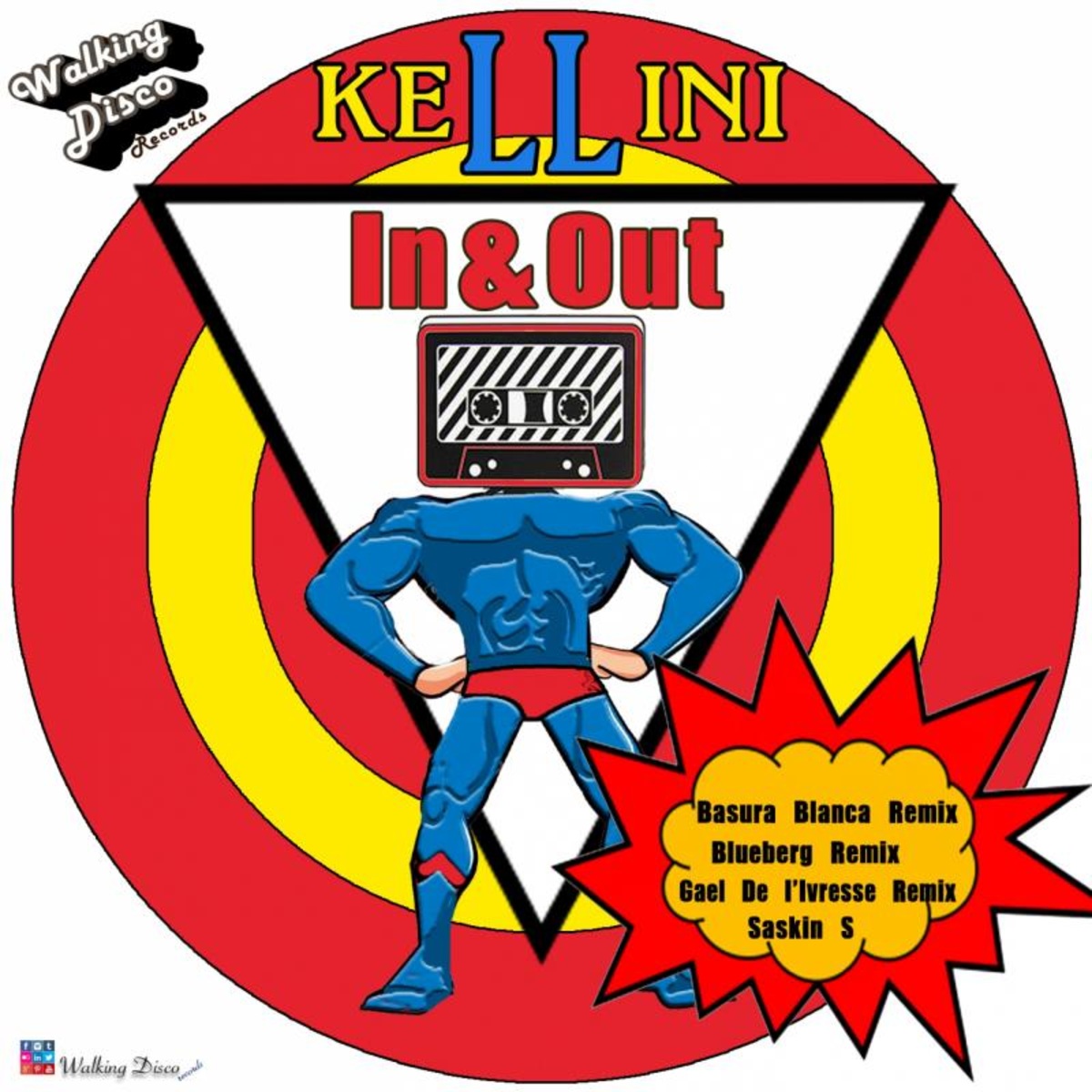 Kellini - In & Out / Walking Disco Records