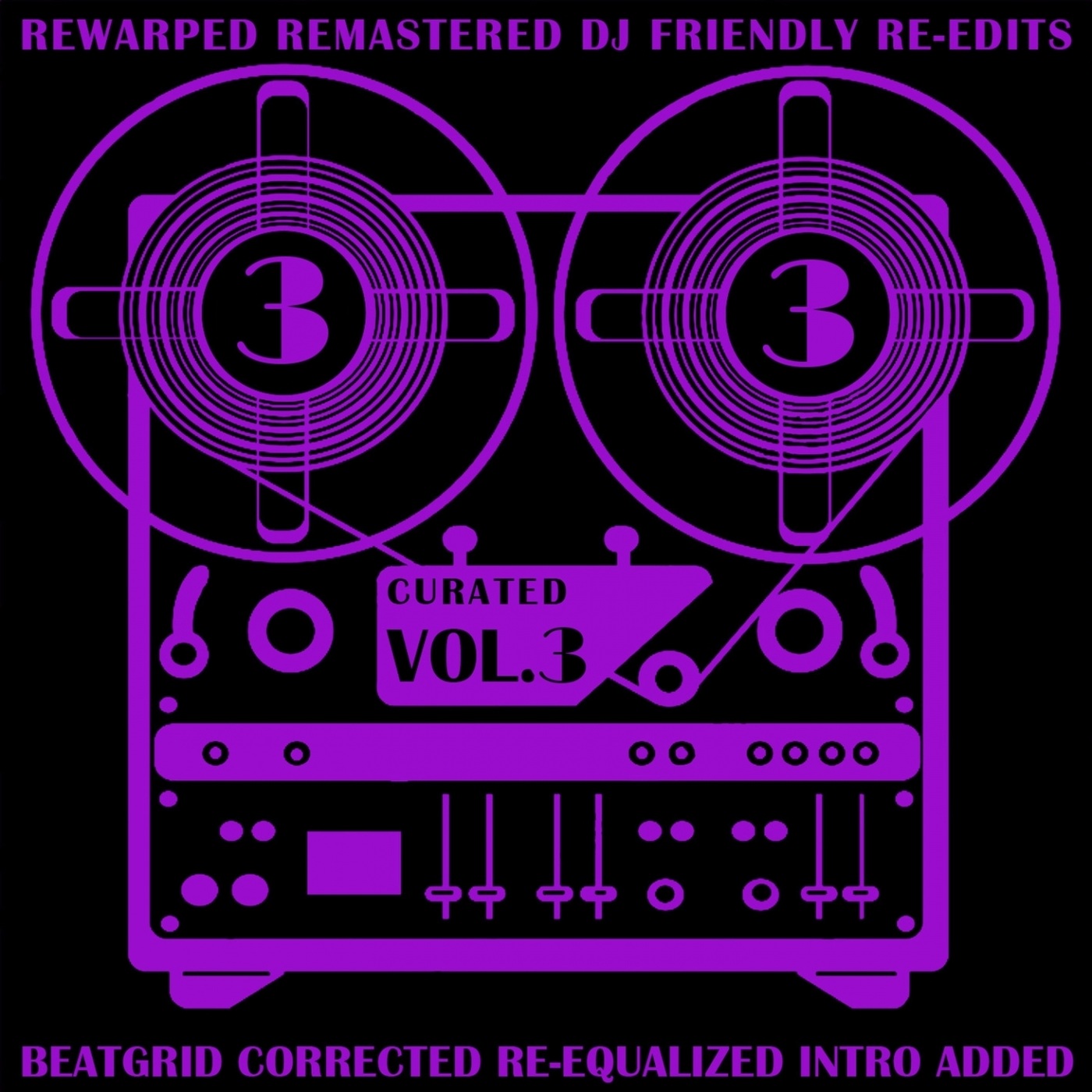 Sam Janipero - Curated, Vol. 3 (Rewarped Remastered DJ Friendly Re-Edits) / Ganbatte Records