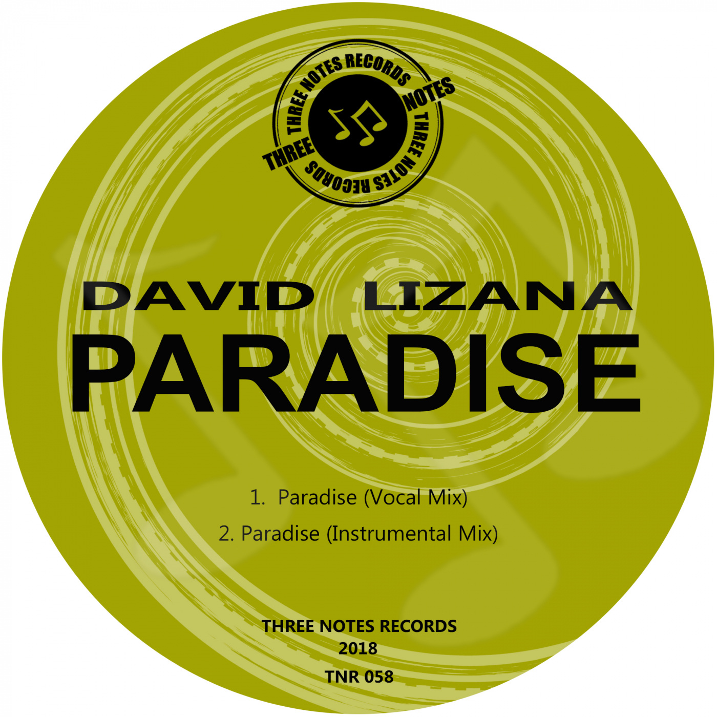 David Lizana - Paradise / Three Notes Records