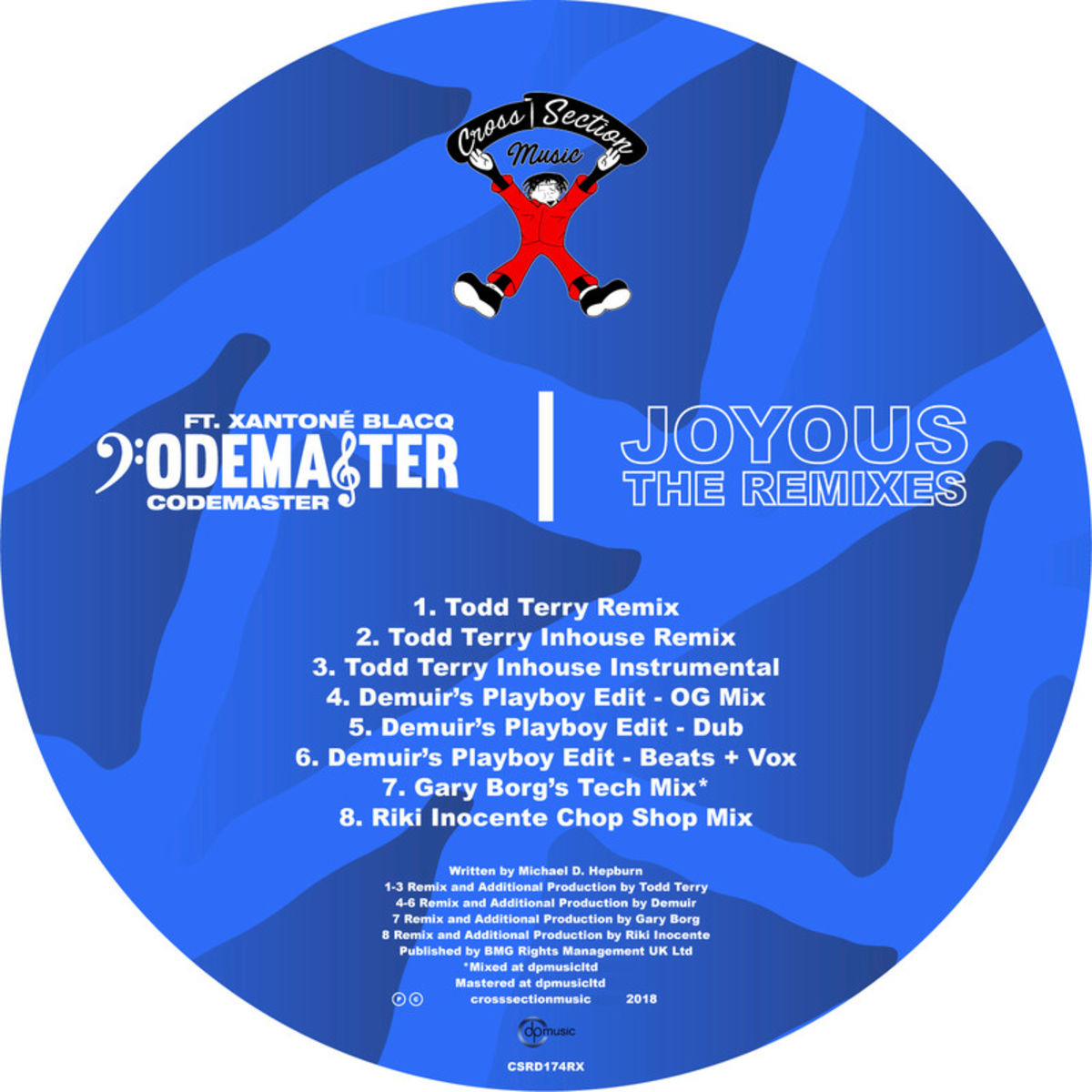 Codemaster - Joyous (The Remixes) / Cross Section Music