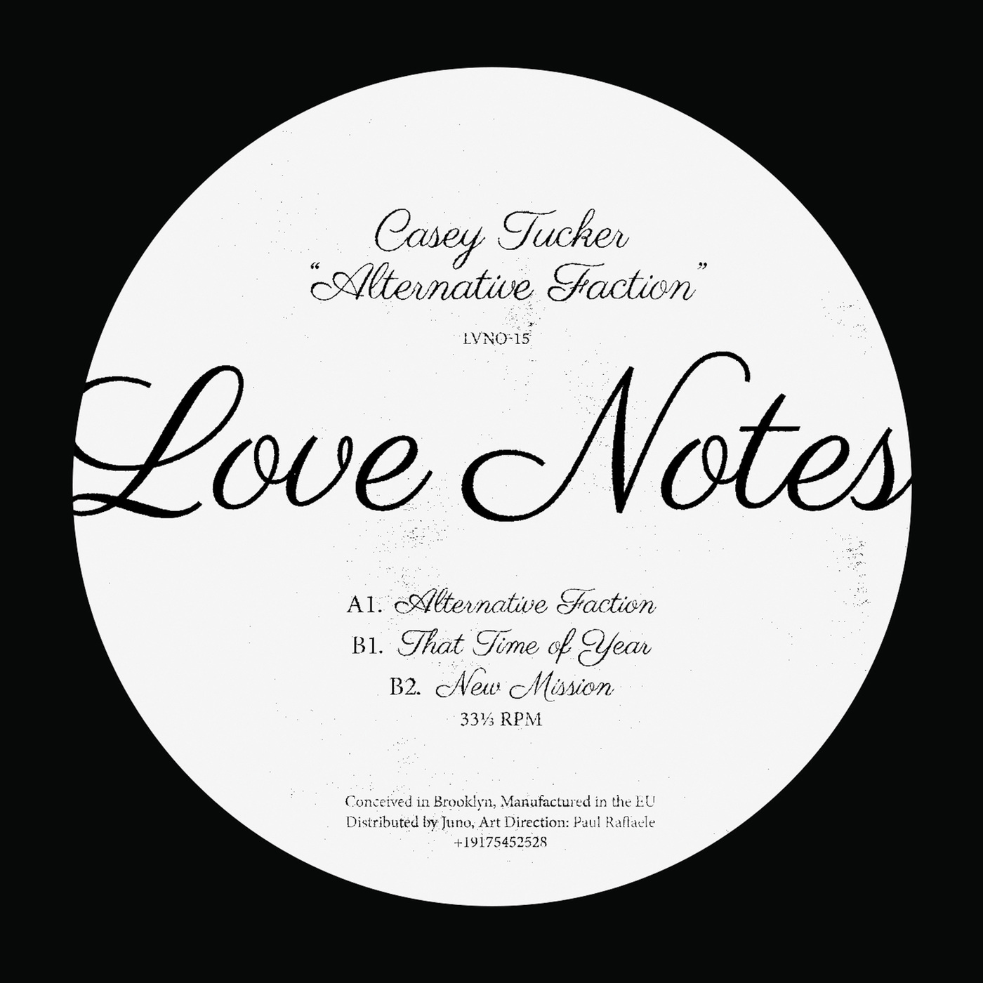 Casey Tucker - Alternative Faction / Love Notes From Brooklyn