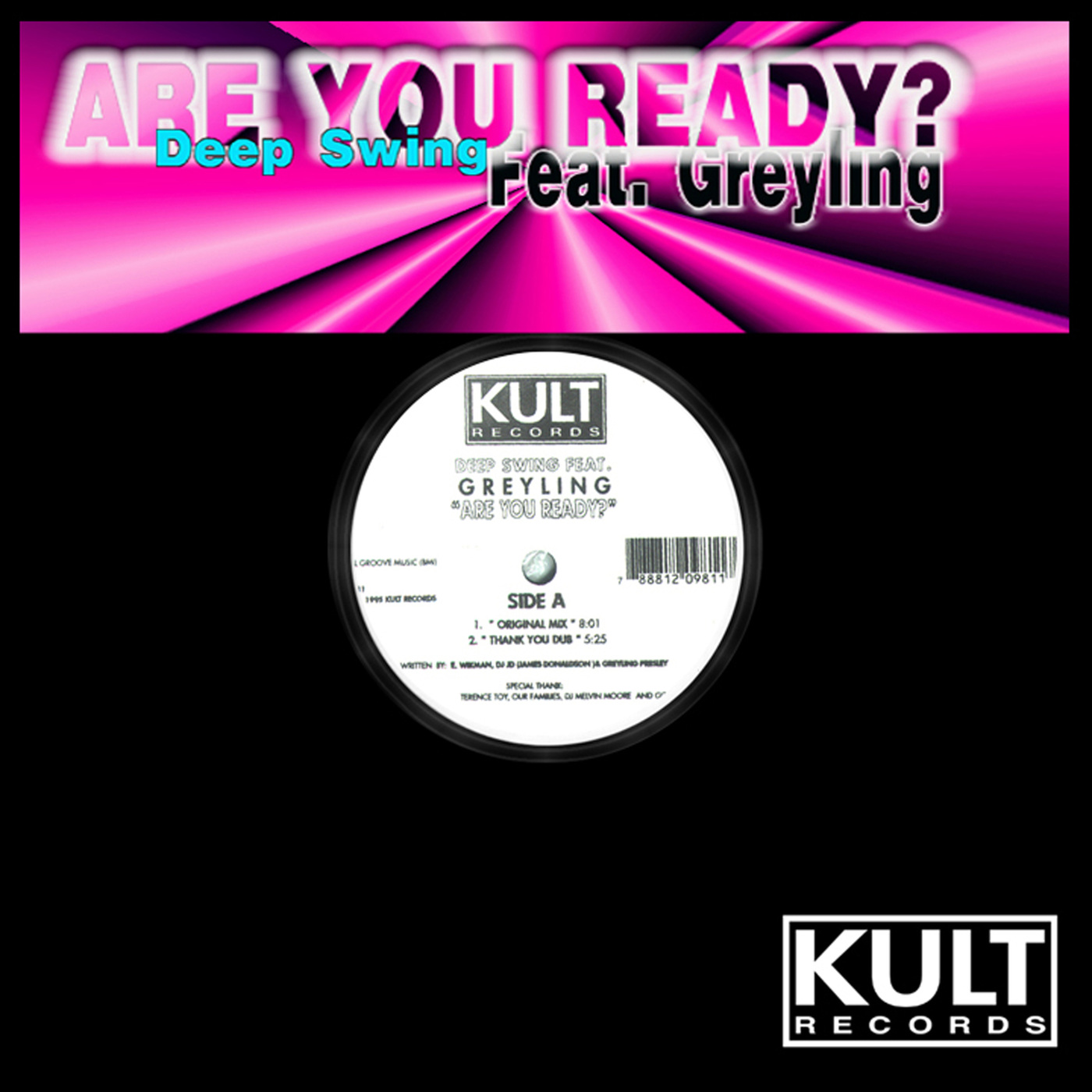 Deep Swing ft Greyling Presley - Kult Records Presents: Are You Ready? (Remastered) / KULT old skool