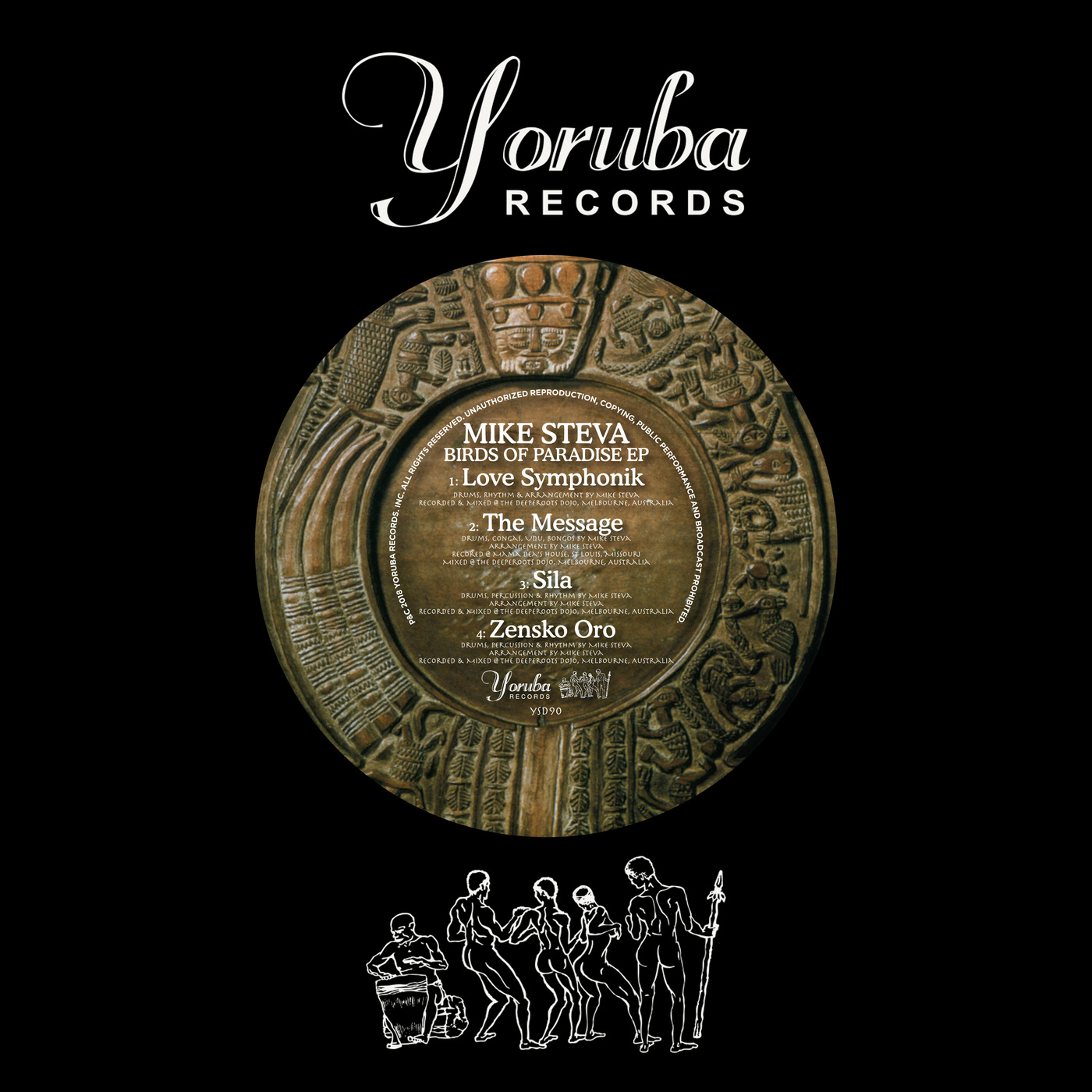Mike Steva - Birds Of Paradise EP / Yoruba Records
