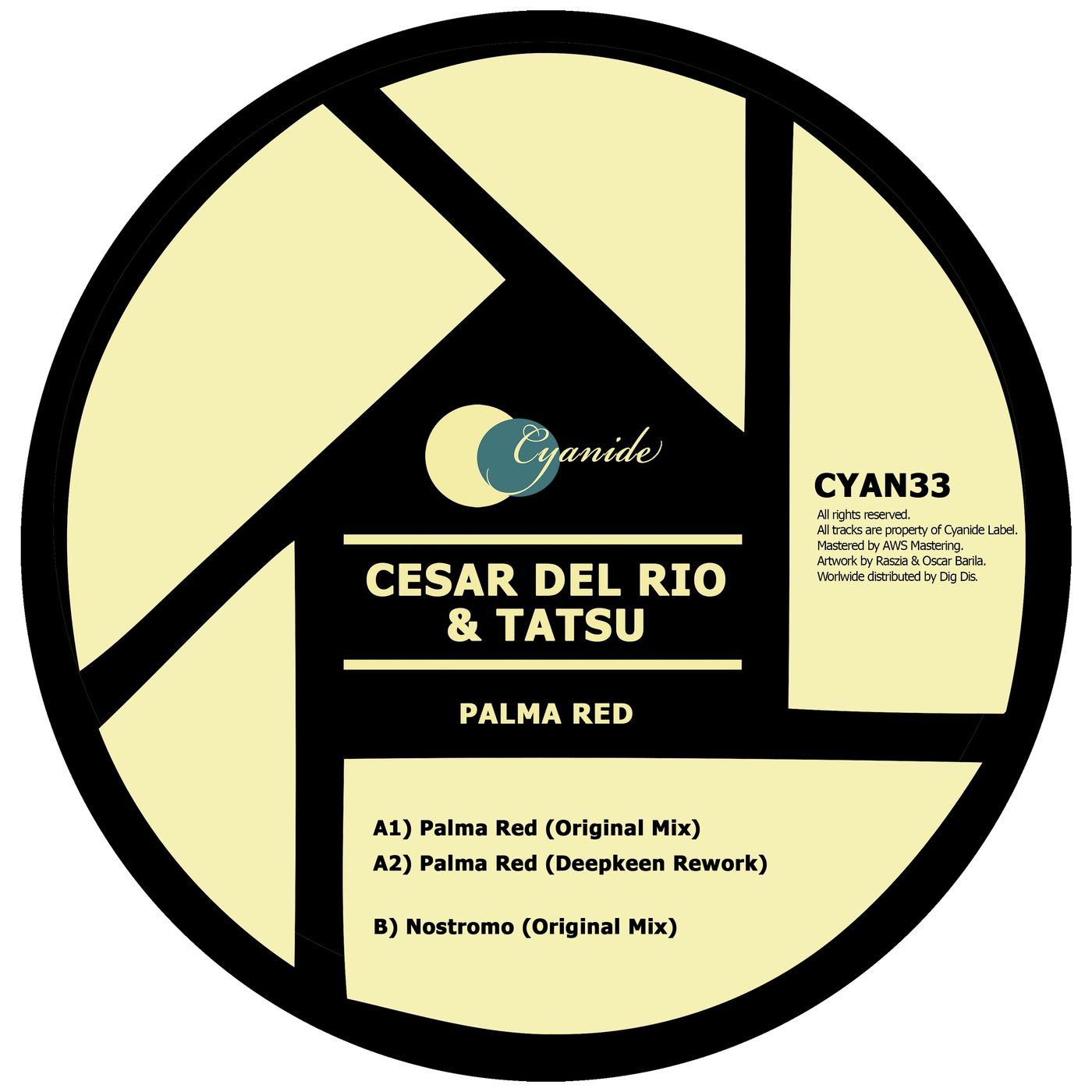 Cesar Del Rio & Tatsu - Palma Red / Cyanide