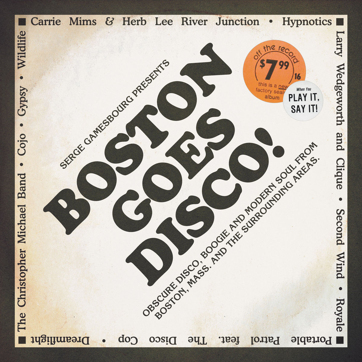Serge Gamesbourg - Boston Goes Disco! / BBE