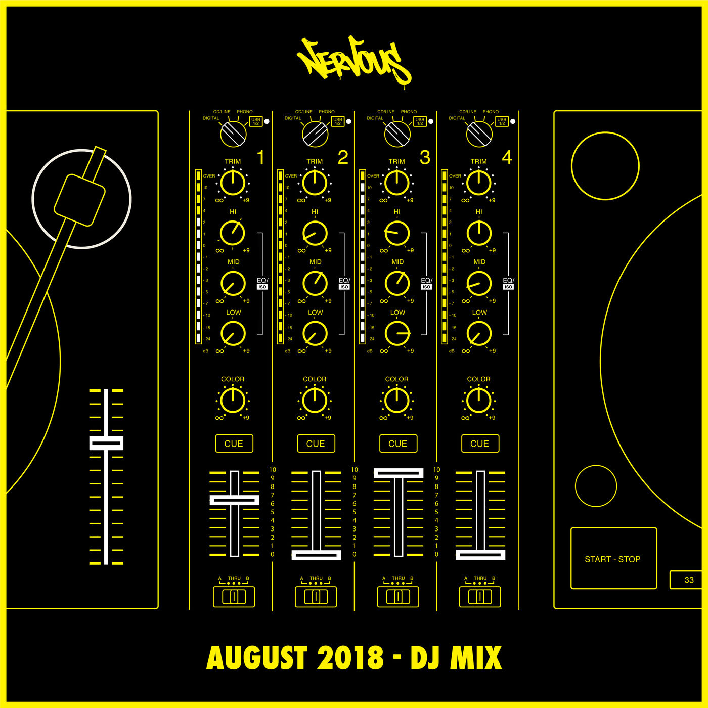 VA - Nervous August 2018: DJ Mix / Nervous Records