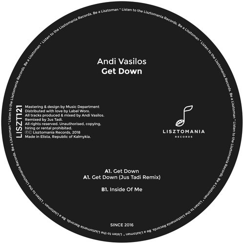 Andi Vasilos - Get Down / Lisztomania Records