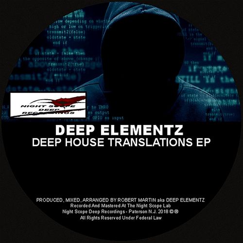 Deep Elementz - Deep House Translations EP / Night Scope Deep Recordings