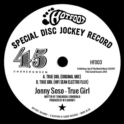 Jonny Soso - True Girl / Codec Records