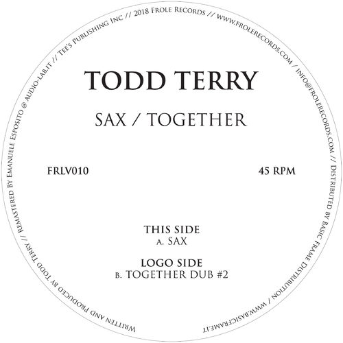 Todd Terry - Sax / Together / Frole Records