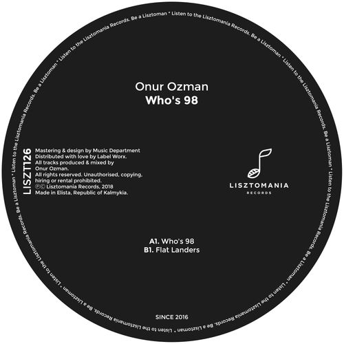 Onur Ozman - Who's 98 / Lisztomania Records
