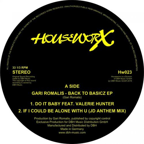 Gari Romalis - Back To Basicz / Houseworx