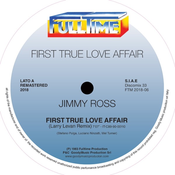 Jimmy Ross - First True Love Affair Remastered 2018 / FullTime Production