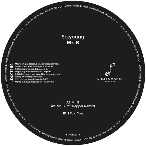 So.young - Mr. B / Lisztomania Records