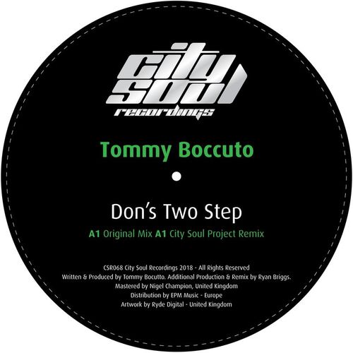 Tommy boccuto - Don's Two Step / City Soul Recordings