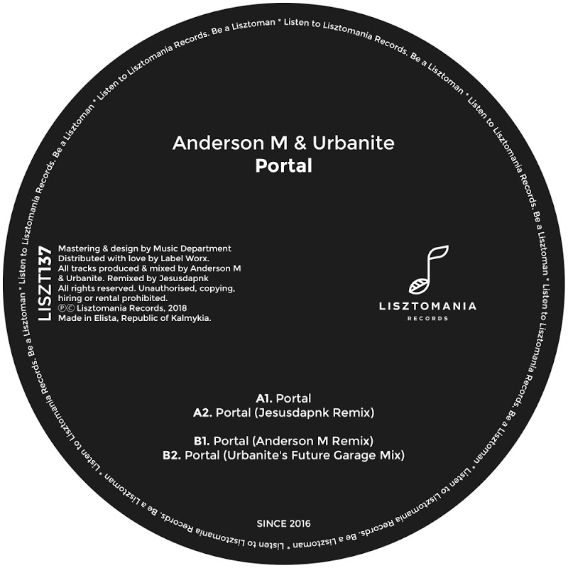 Anderson M & Urbanite - Portal / Lisztomania Records