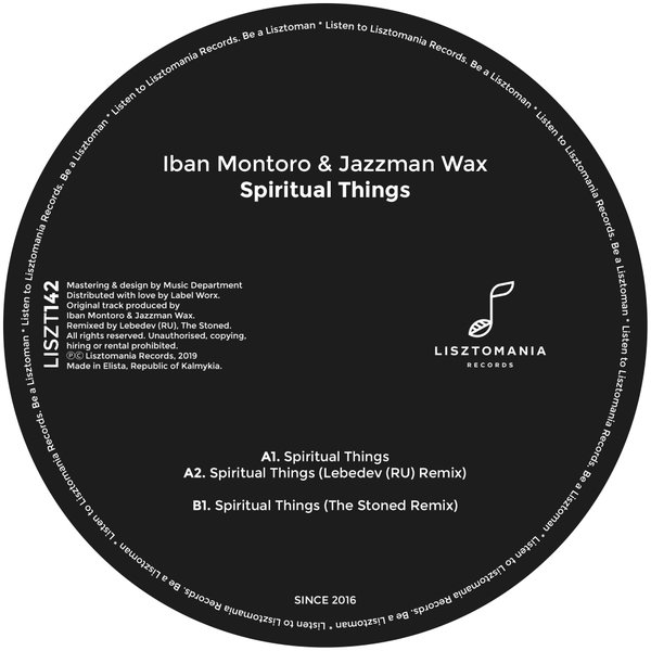 Iban Montoro & Jazzman Wax - Spiritual Things / Lisztomania Records