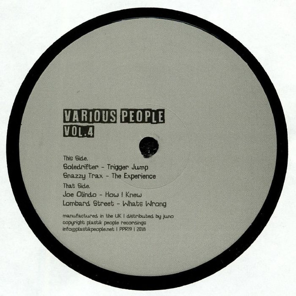 VA - Various People Vol. 4 / Plastik People Recordings