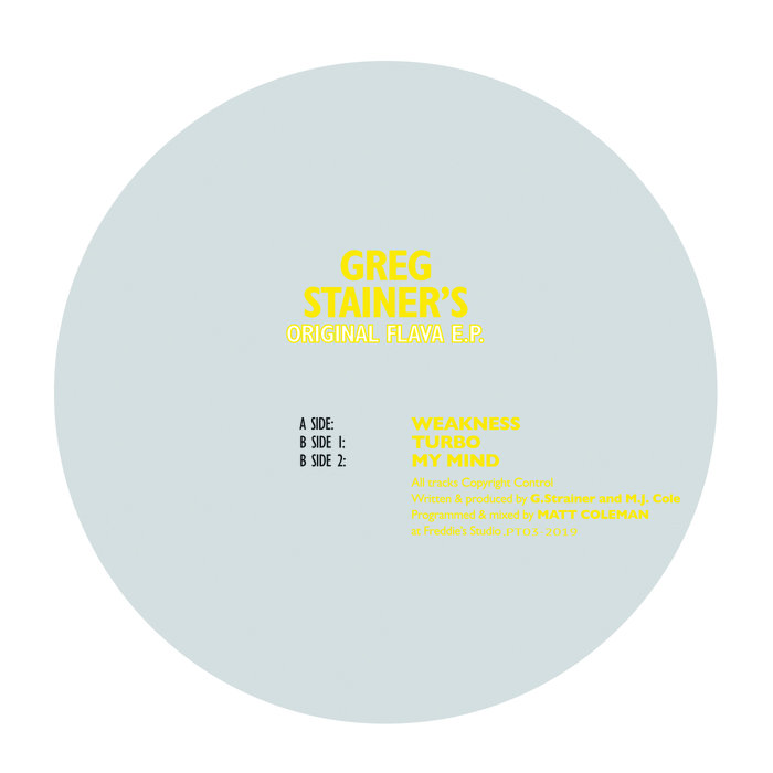Greg Stainer - Original Flava EP - PT03 / Plastik People Recordings
