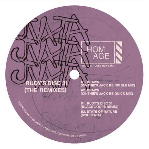 JVXTA - Rudy's Disc 31 (The Remixes) / HOMAGE
