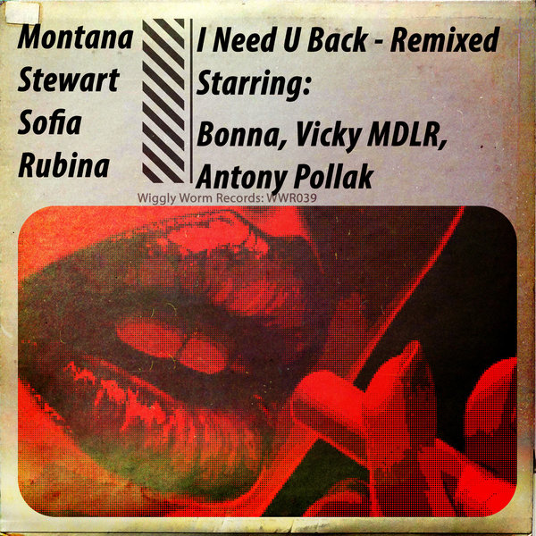 Jonny Montana, Craig Stewart, Sofia Rubina - I Need U Back / Wiggly Worm Records