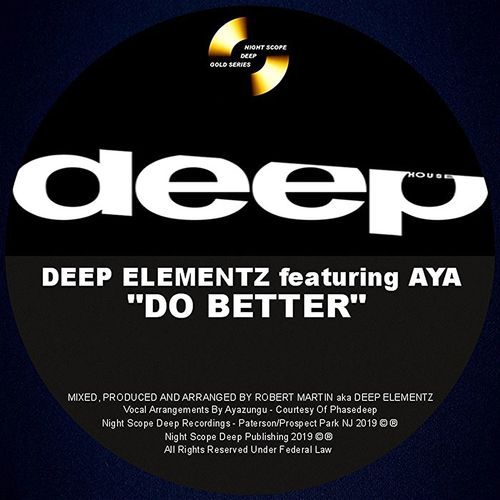 Deep Elementz - Do Better / Night Scope Deep Recordings