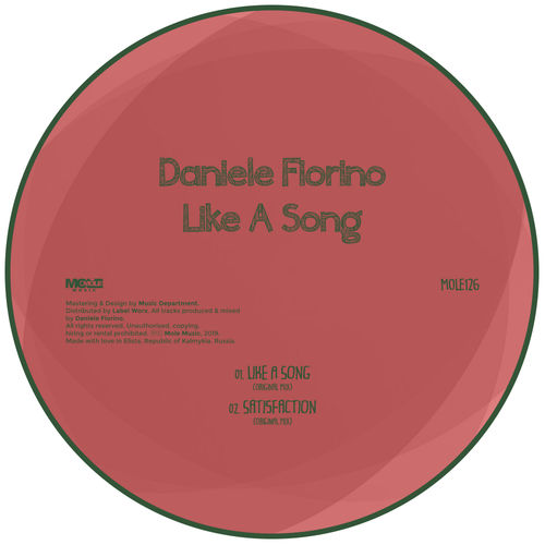 Daniele Fiorino - Like A Song / Mole Music